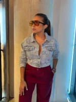 Chaqueta Denim cropped - Imagen 2