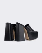 Sandalias de tacón negro - Imagen 4