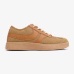 Sneakers bajos marrón y naranja