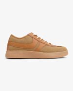 Sneakers bajos marrón y naranja